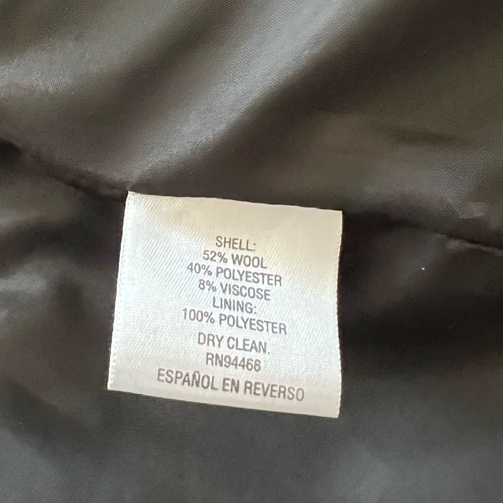 Women’s INC Tapered Wool Walker Coat - Picture 4 of 5